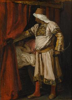 Jean-Paul Laurens - A Moorish guard