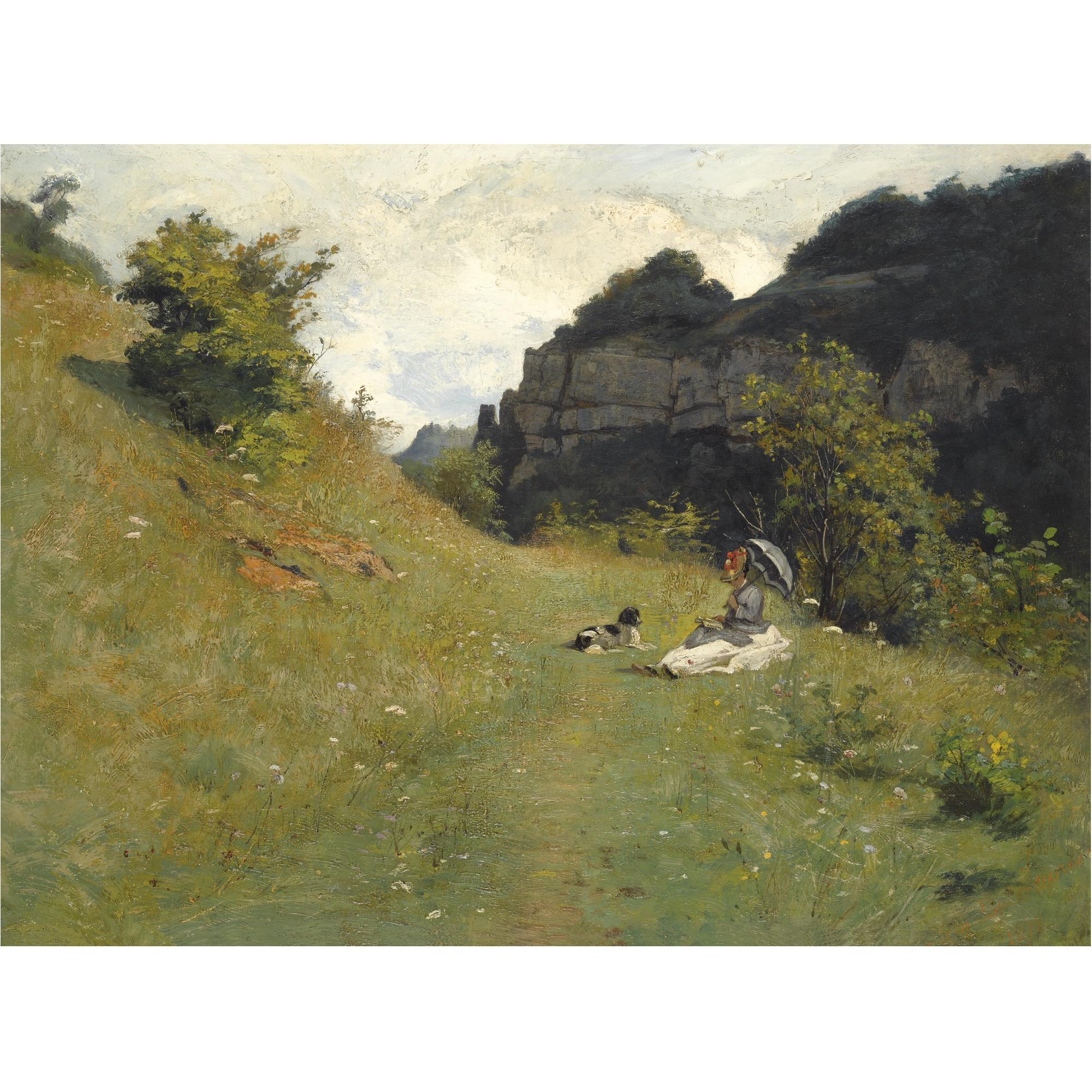 Jean-Paul Laurens - French Le Chemin De La Maloche