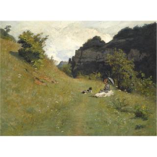 Jean-Paul Laurens - French Le Chemin De La Maloche