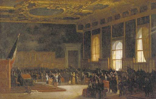 Jean Paul Laurens - The treaty of Venice