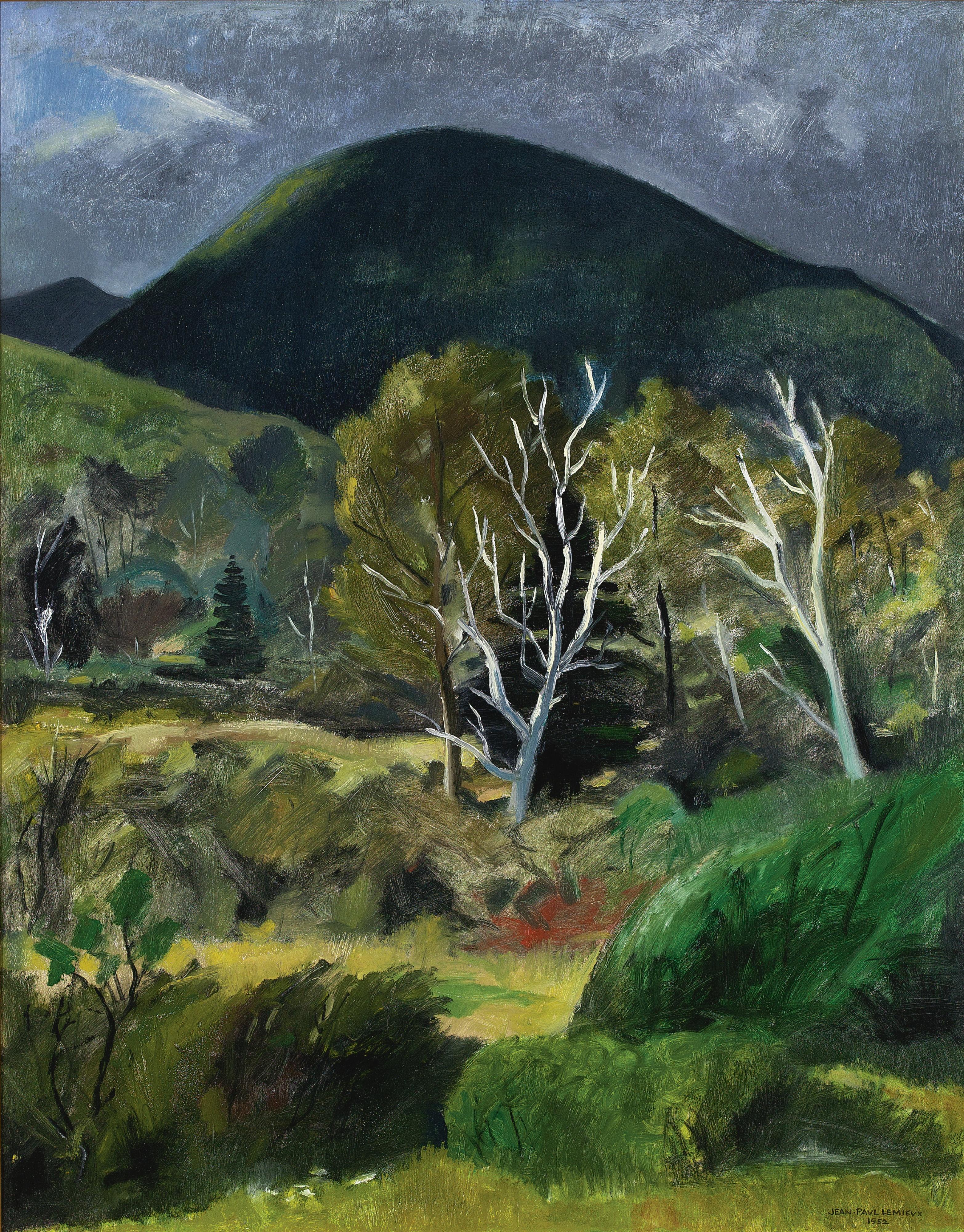 Jean-Paul Lemieux - Scène D\'Automne À Charlevoix