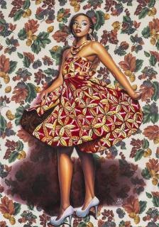 Jean-Paul Nsimba Mika - The red dress