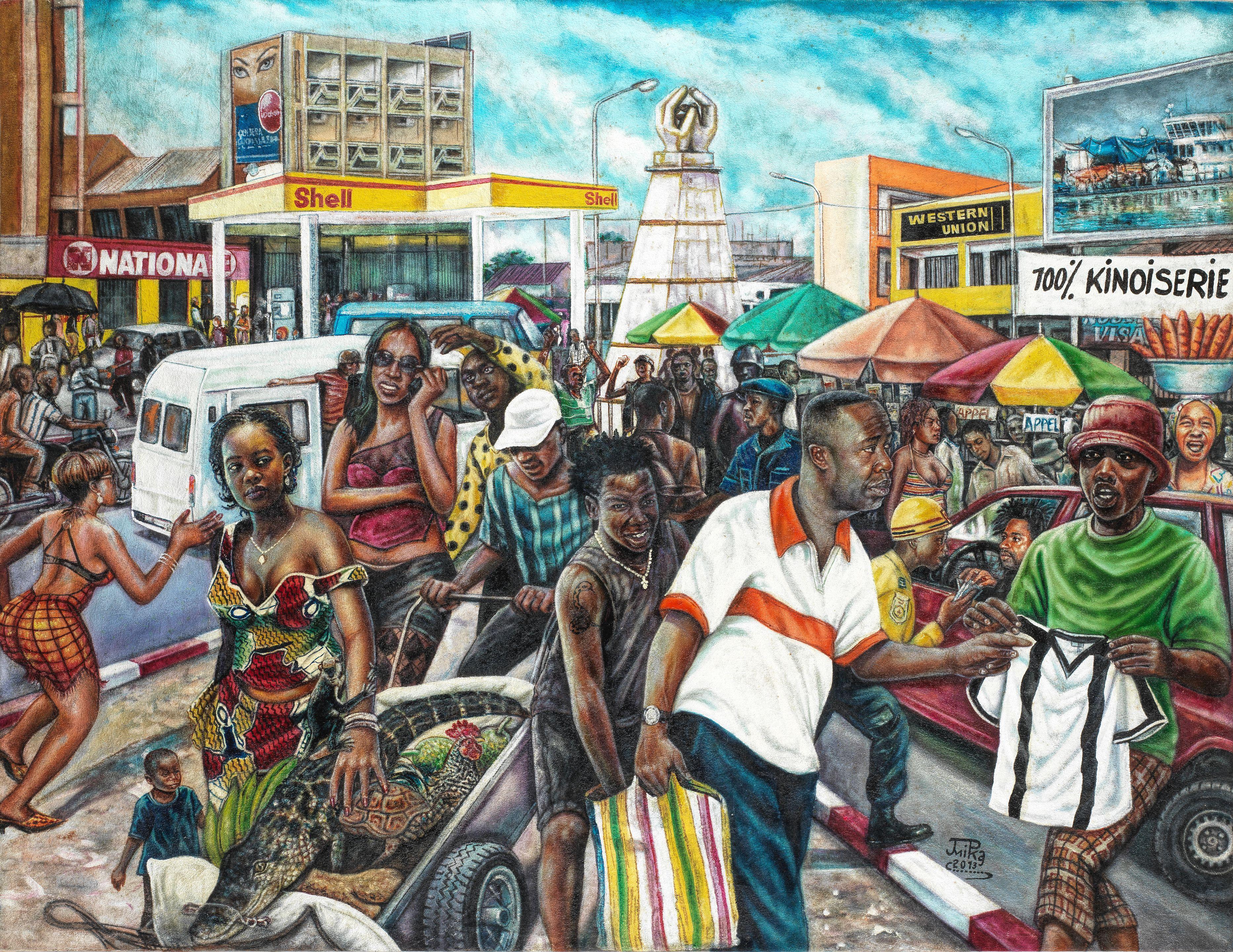 Jean-Paul Nsimba Mika - Untitled (unframed)