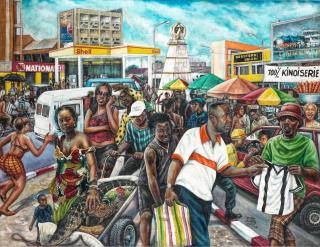 Jean-Paul Nsimba Mika - Untitled (unframed)