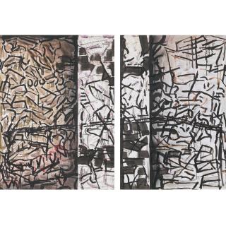 Jean-Paul Riopelle - Abstraction Dyptique