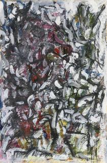 Jean-Paul Riopelle - Composition En Noir, Rouge Et Blanc