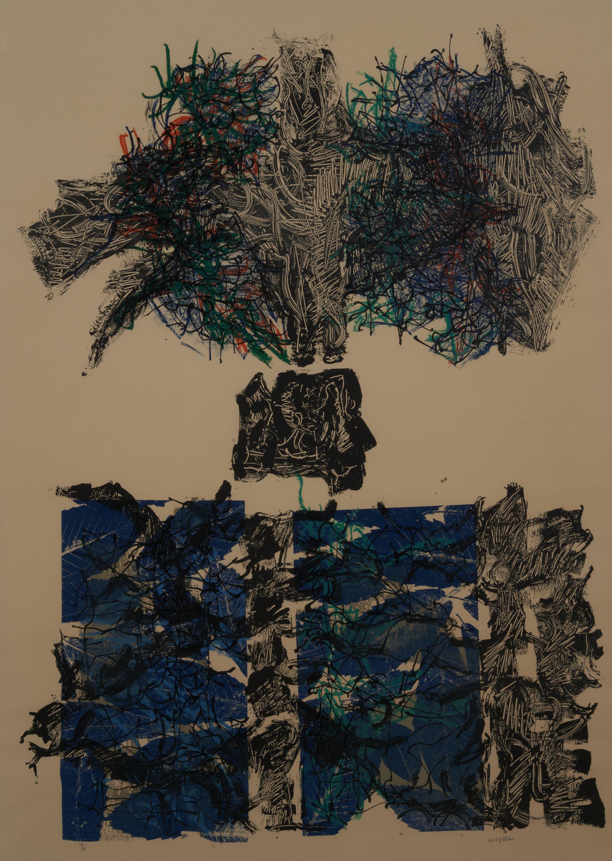 Jean-Paul Riopelle - Feuilles VI