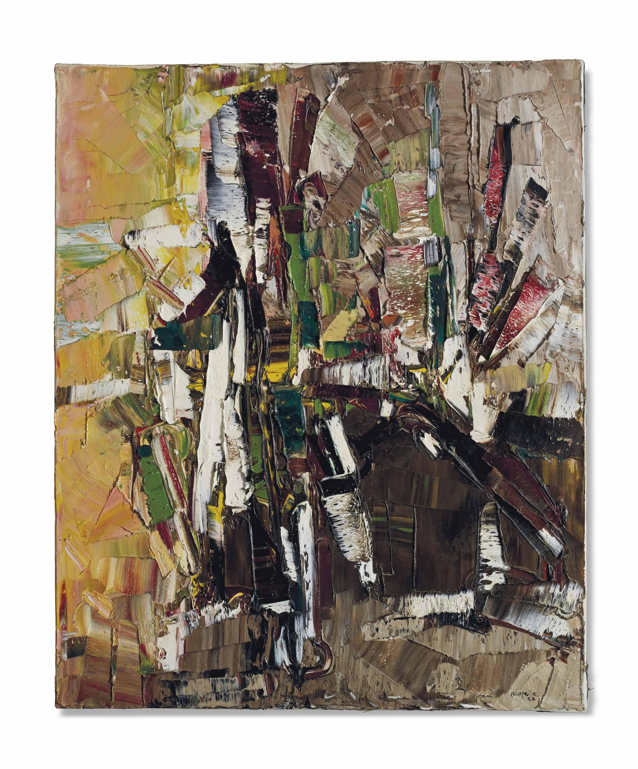 Jean-Paul Riopelle - Rêve enclos II