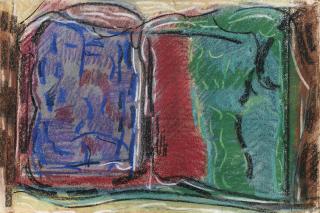 Jean-Paul Riopelle - Vallée De La Roche Blanchesigned And Dated 75; Pastel On Paper.