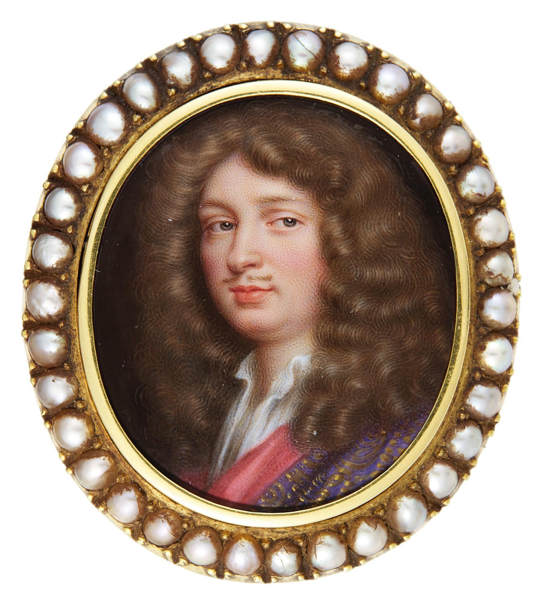 Jean Petitot, The Elder - Portrait Of Jean-Baptiste Colbert, Marquis De Torcy (1665-1746), Circa 1680