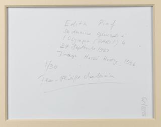 Jean-Philippe Charbonnier - Edith Piaf, 1962