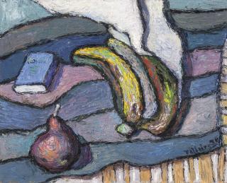 Jean-Philippe Dallaire - Nature Morte À La Poirè Et Bananes