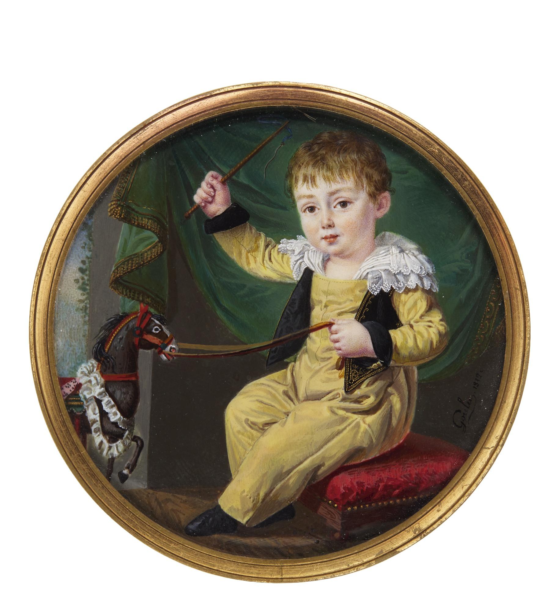 Jean Philippe Goulú - Portrait Of A Young Boy