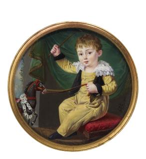 Jean Philippe Goulú - Portrait Of A Young Boy