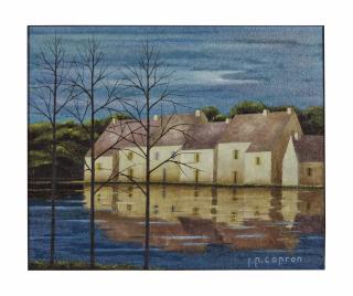 Jean-Pierre Capron - Les toits mauves