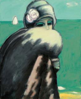 Jean Pierre Cassigneul - Femme À La Plage