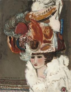 Jean-Pierre Cassigneul - Femme au chapeau
