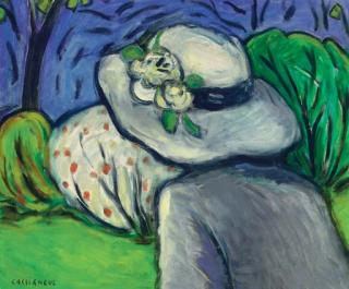 Jean-Pierre Cassigneul - Femme avec un chapeau