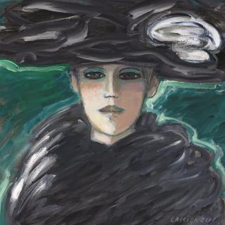 Jean-Pierre Cassigneul - Jeune femme de face