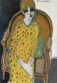 Jean-Pierre Cassigneul - Jeune fille assise