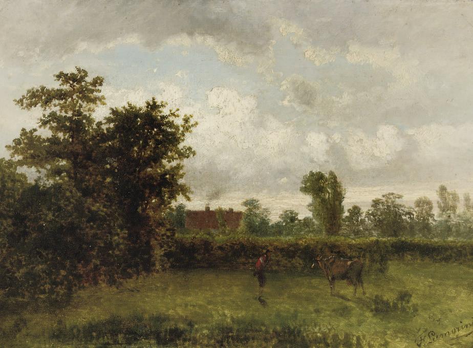 Jean Pierre François Lamorinière - In the meadow