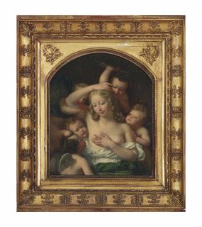 Jean-Pierre Granger - Une Nymphe entourée par des amours