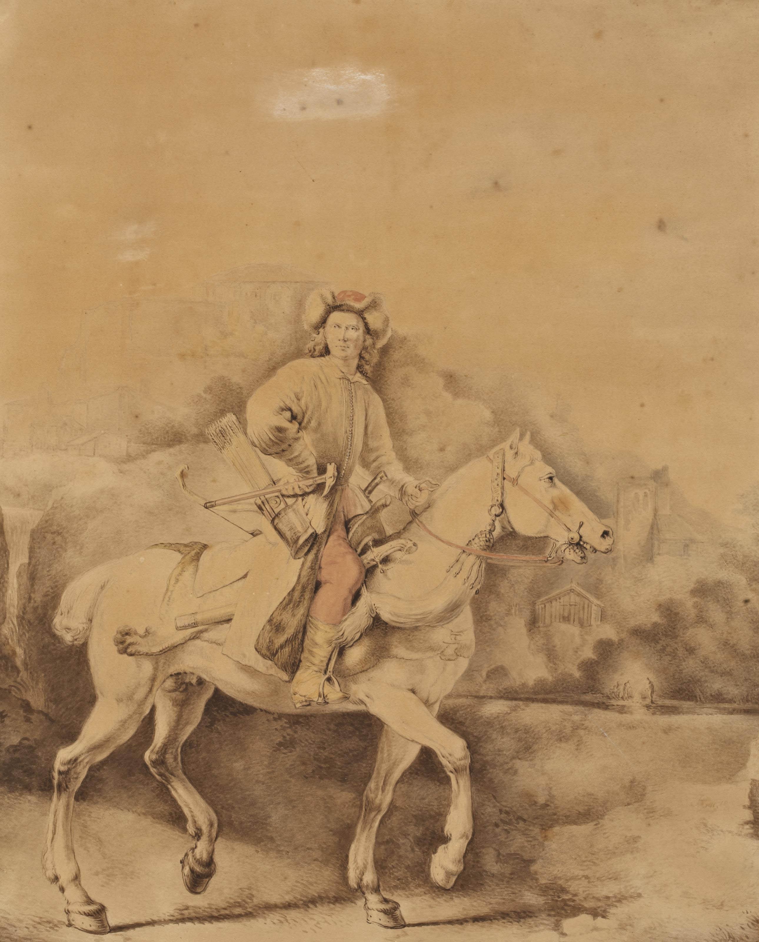 Jean-Pierre Norblin de La Gourdaine - The Polish Rider, after Rembrandt