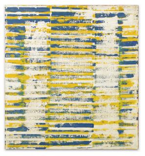 Jean-Pierre Pincemin - Composition Bleue Et Jaune