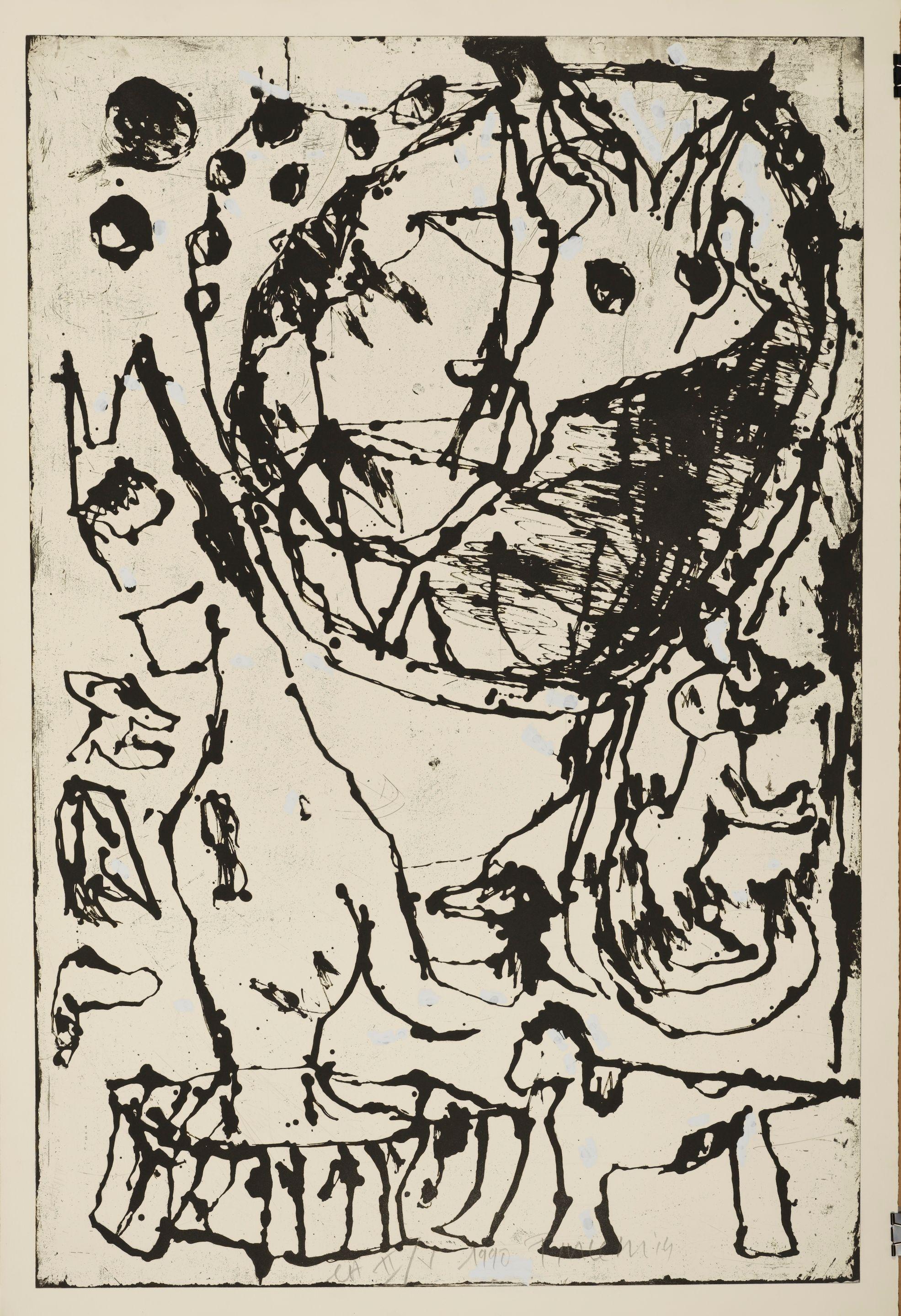 Jean-Pierre Pincemin - Sans Titre, 1990-1991