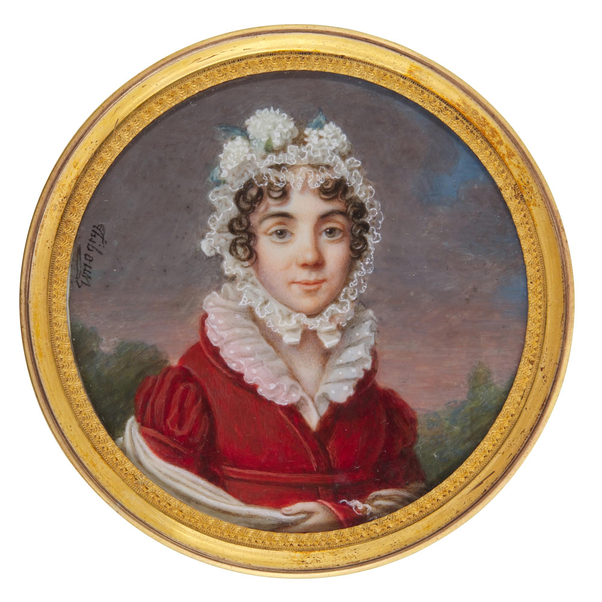 Jean Pierre Thiboust - Portrait of a lady, circa 1815