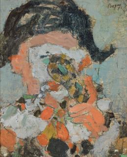 Jean Pougny - Arlequin au masque