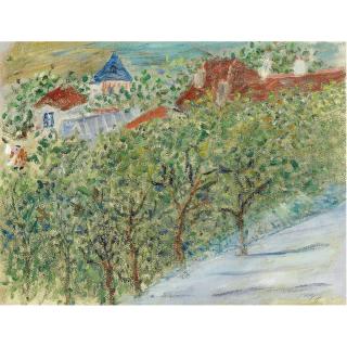 Jean Pougny - Landscape With Houses