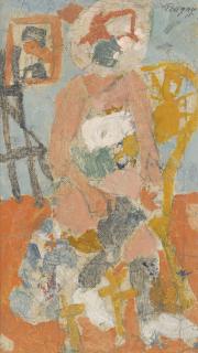 Jean Pougny - Modèle Dans L\'Atelier