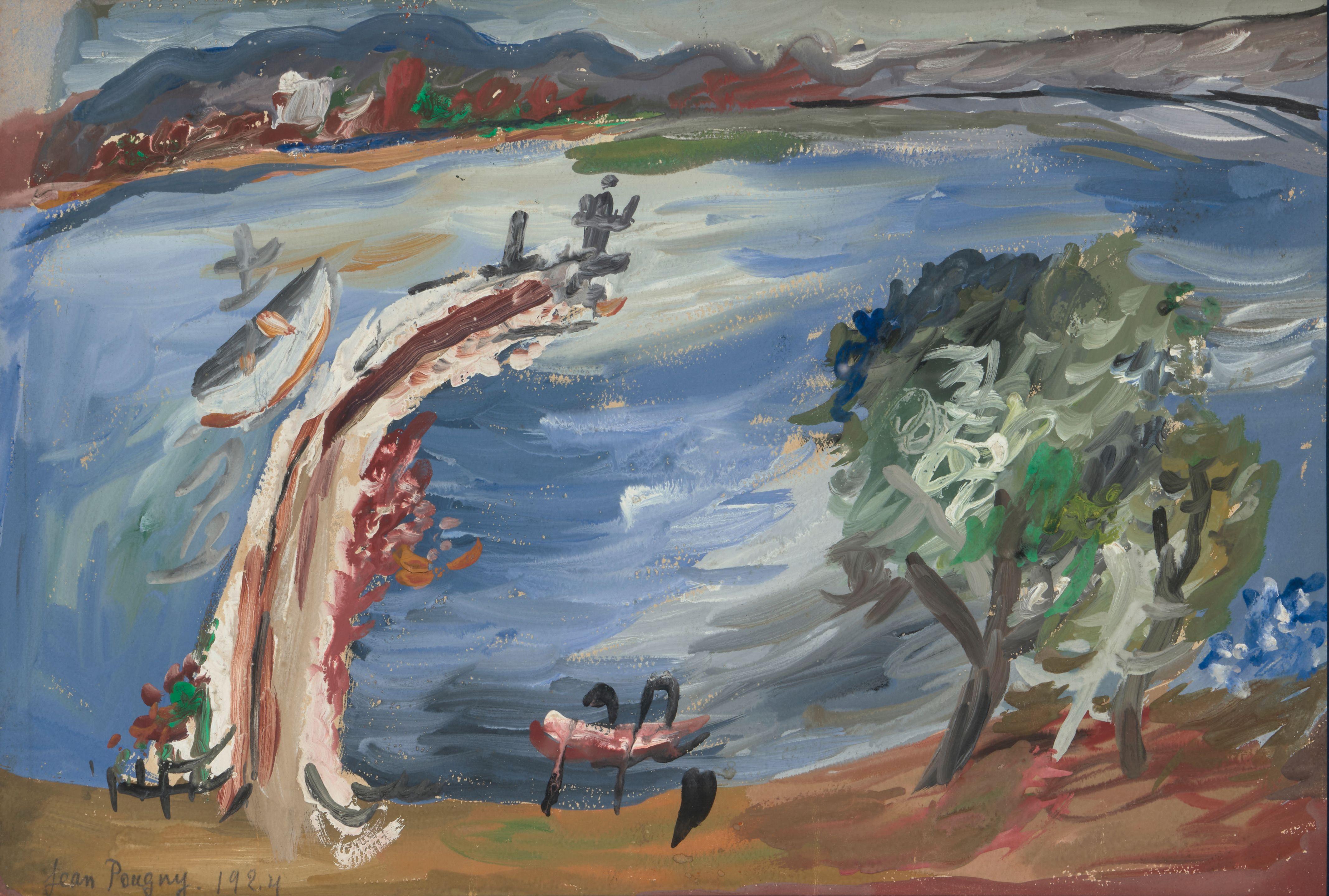 Jean Pougny - View of St. Tropez