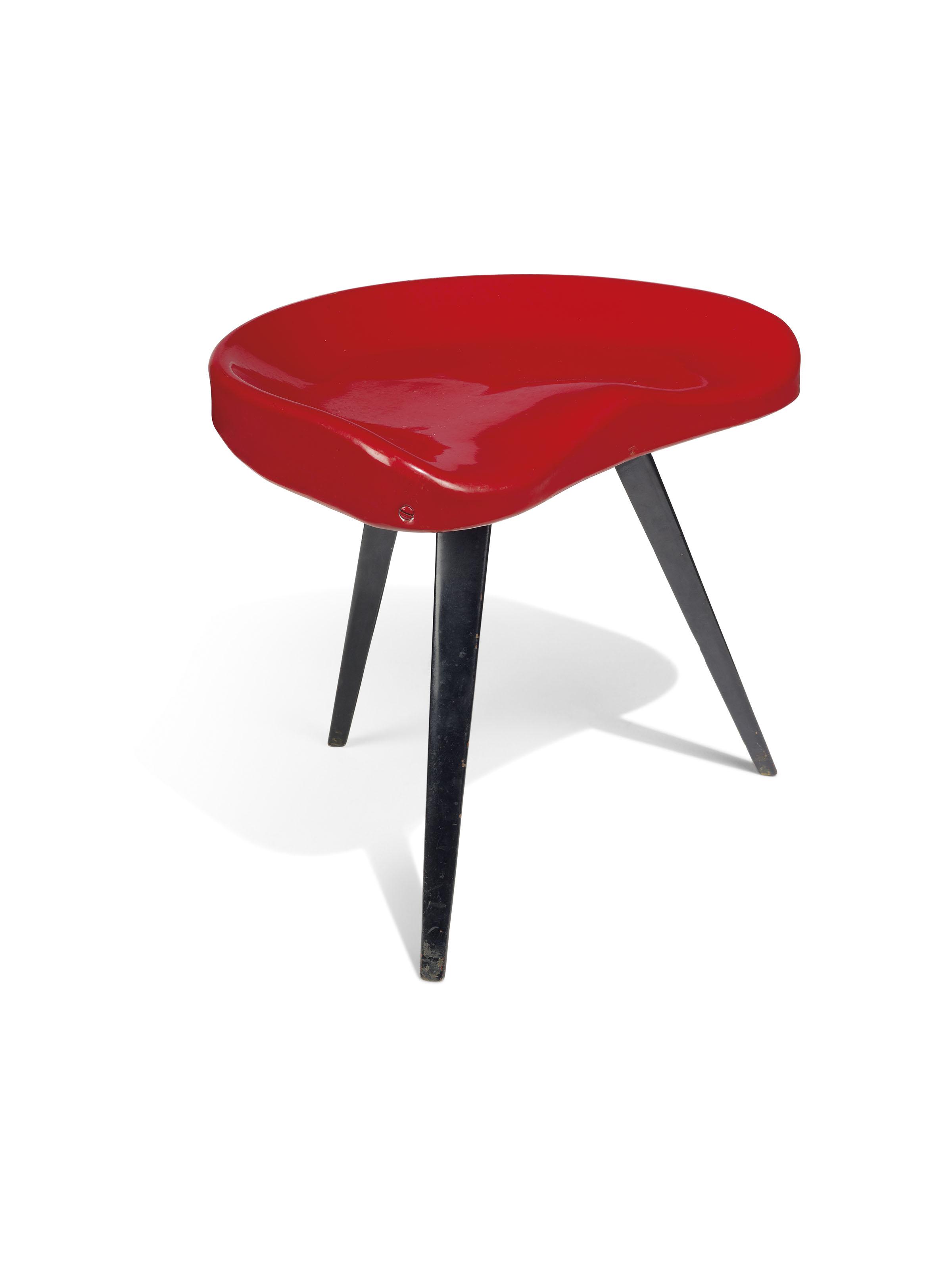 Jean Prouve - A Rare Stool, model no. 306