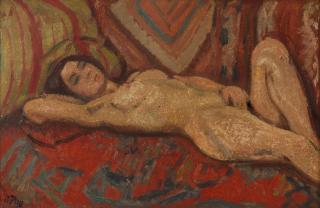 Jean Puy - \'Nu couché, la petite italienne\'