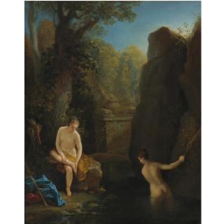 Jean Raoux - Diana And A Nymph Bathing