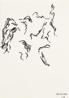 Jean René Bazaine - La lutte de Jacob avec l\'ange (d\'après Delacroix)