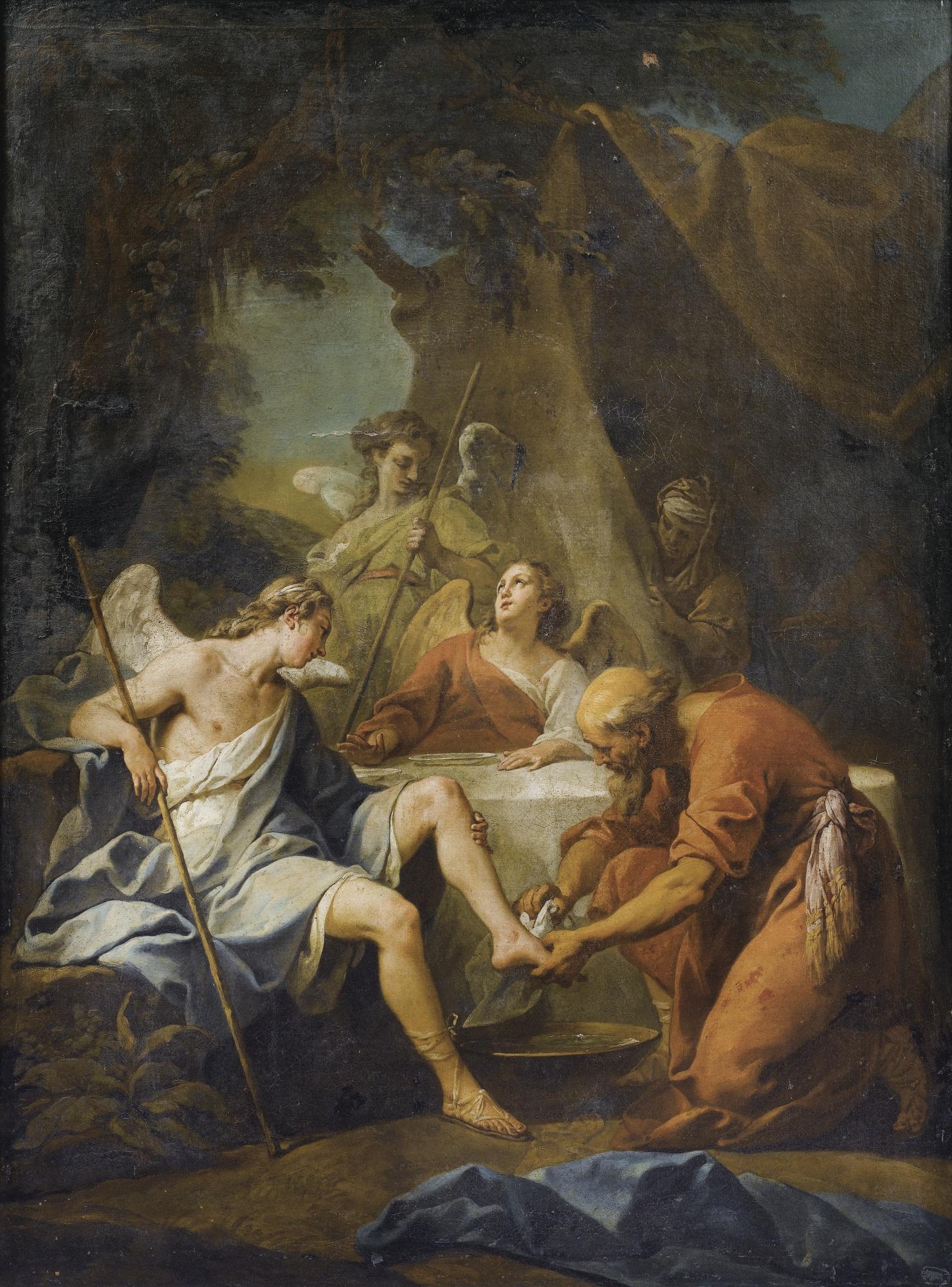 Jean Restout - Abraham Et Les Trois Anges