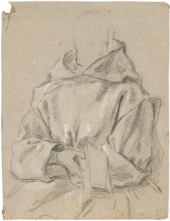 Jean Restout - Portait de Dom Louis Baudoin du Basset En Buste