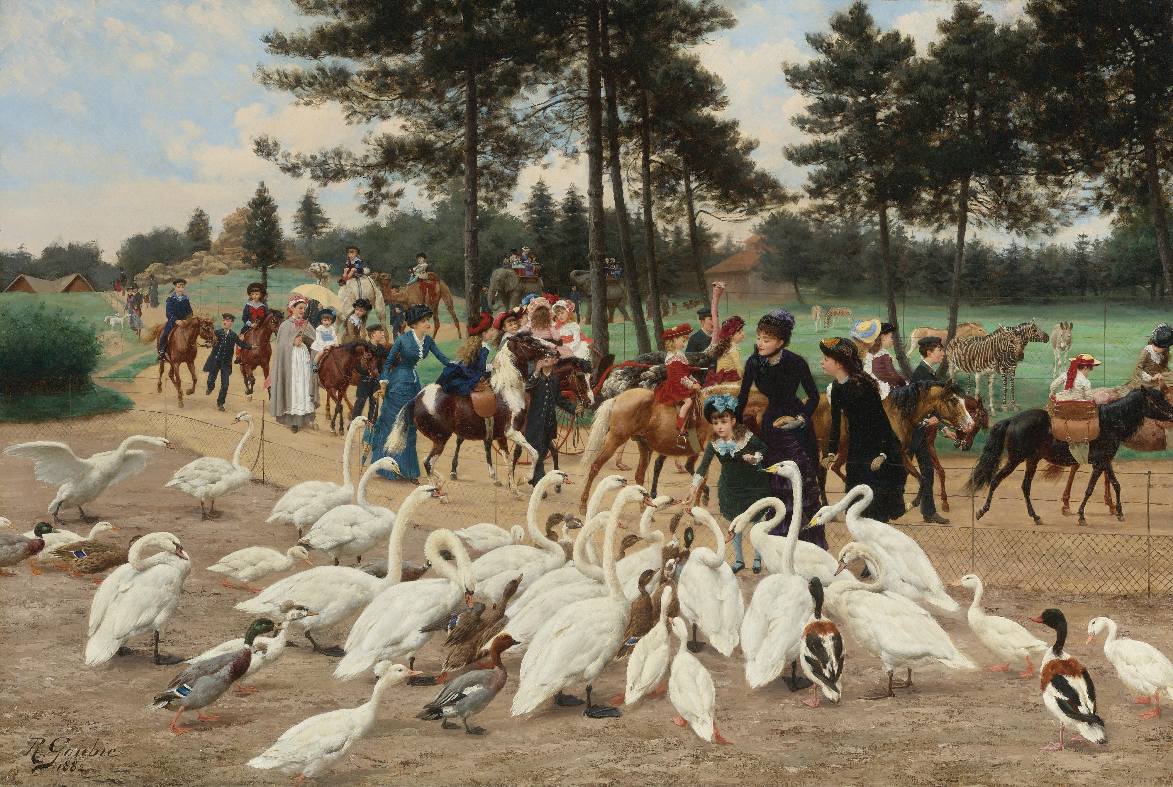 Jean Richard Goubie - French l\'Après-Midi Du Dimanche Au Jardin D\'Acclimatation