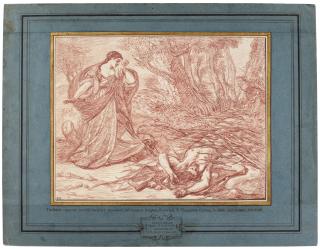 Jean-Robert Ango - Margaret Of Cortona Finding The Body Of Her Lover, After Marco Benefial