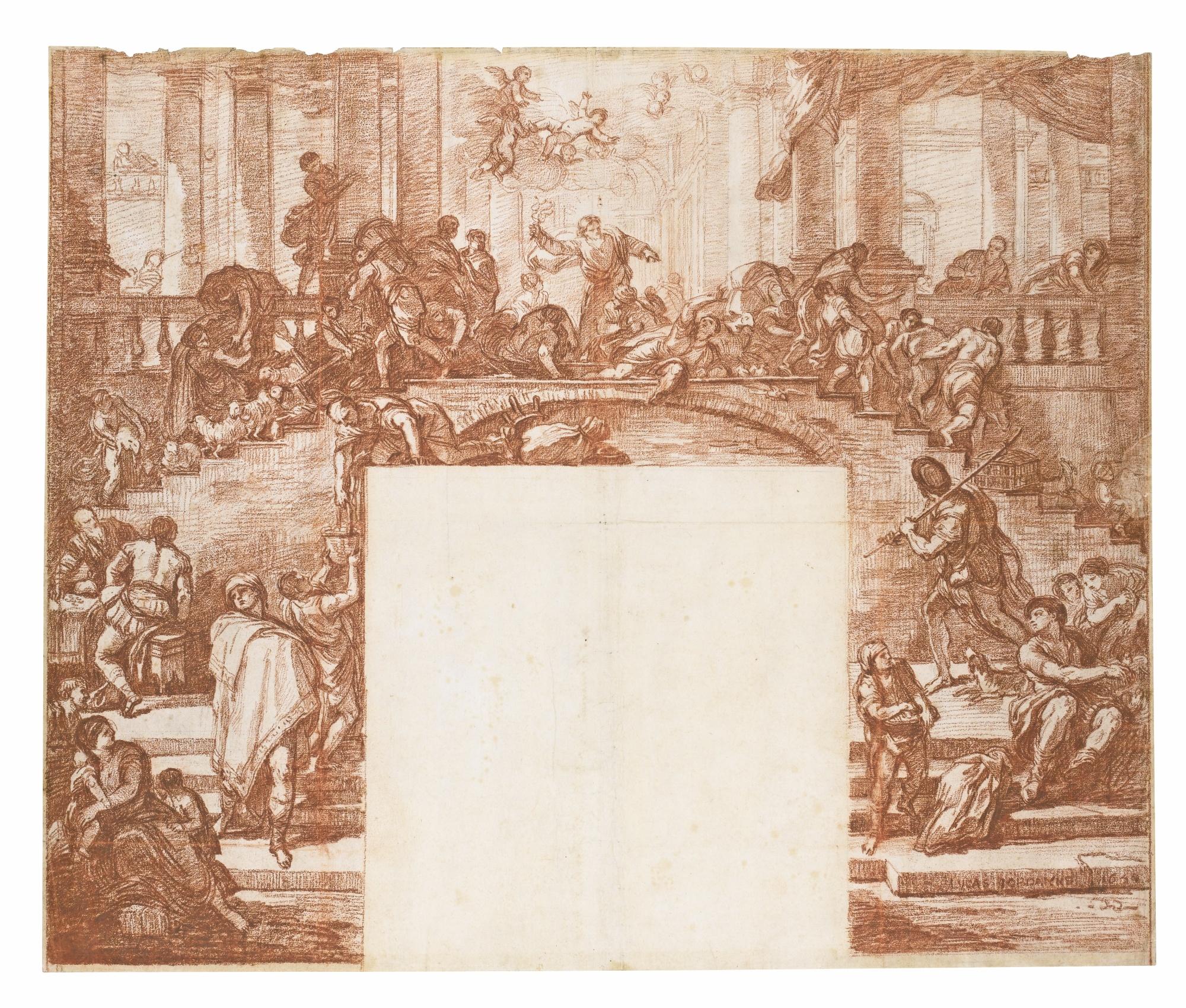 Jean-Robert Ango - The Expulsion From The Temple, After Luca Giordano