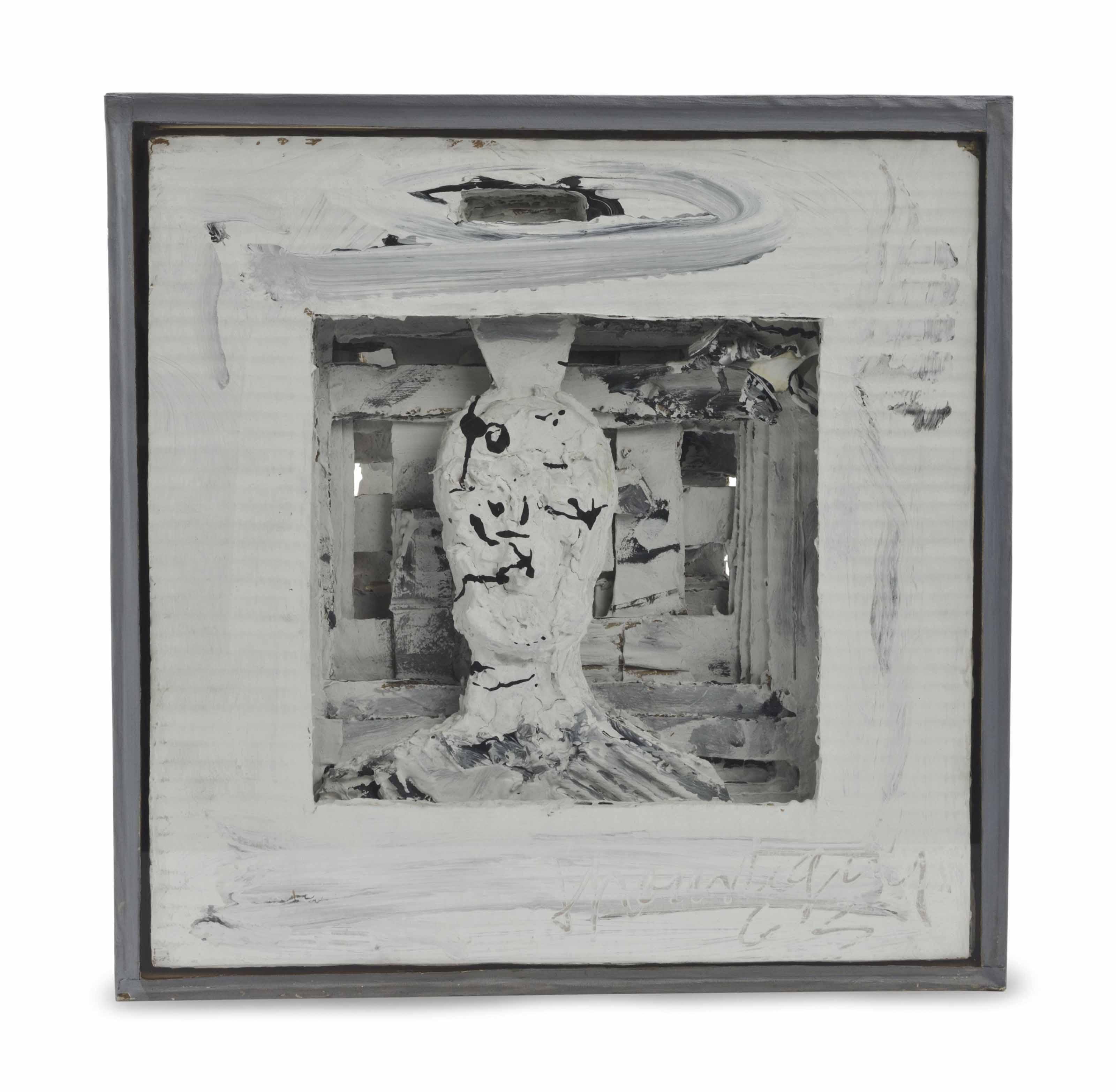 Jean Robert Ipoustéguy - Untitled (Black and White Construction)