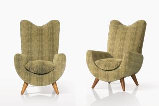 Jean Royère - Pair Of Ambassador Armchairs, Circa 1955