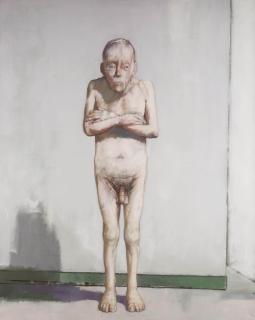 Jean Rustin - Auto portrait les bras croisés