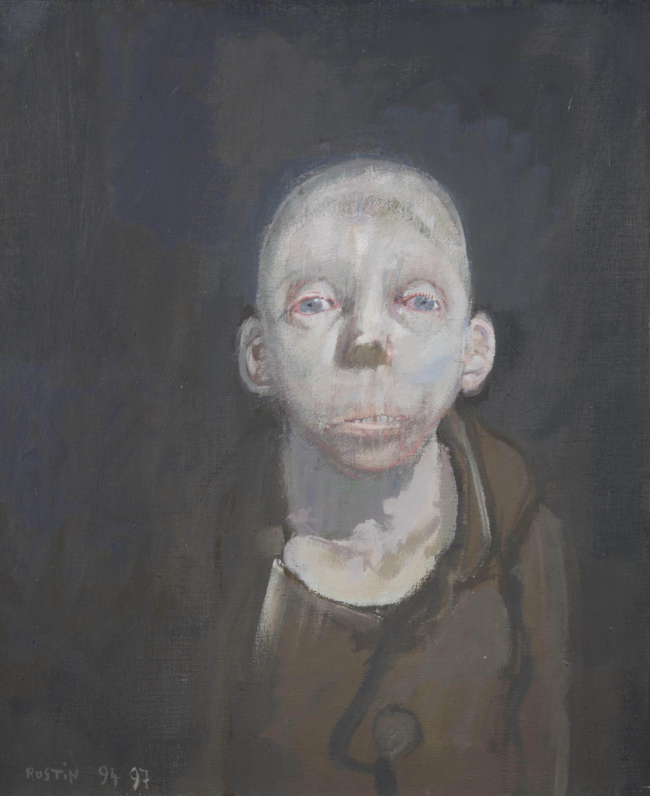 Jean Rustin - Etude de tête d\'homme