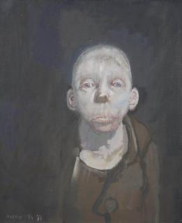 Jean Rustin - Etude de tête d\'homme