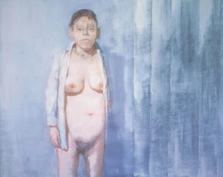 Jean Rustin - Femme en blouse blanche