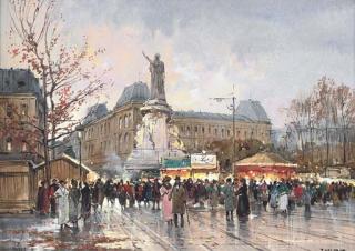 Jean Salabet - Place de la République